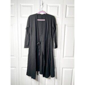 Seventy Black Long Sleeve Wrap Knee Length Dress Women's Size Medium M**
